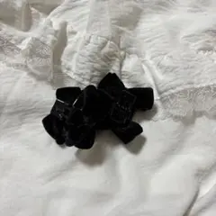 リボンヘアクリップ2個セット