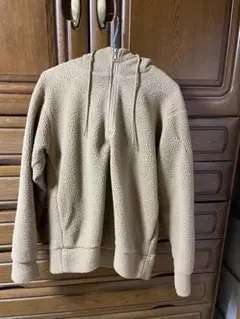 ベージュ フリースジャケット フルジップ　グローバルワーク