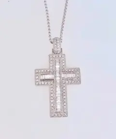 グッチ ネックレス ディアマンテ クロス シルバー Ag925 MBZ1077