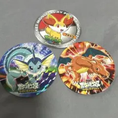포켓몬 シール 4枚セット フォッコ 샤미드 리자몽