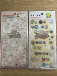 ジュエルプチドロップシール　プチドロップステッカーシール　2個セット