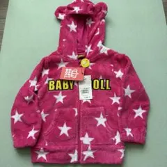 【新品タグ付き】BABYDOLL / ボアジップパーカー（サイズ 90）のサムネイル