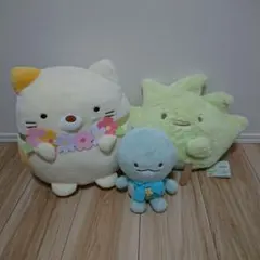 すみっコぐらし ぬいぐるみ まとめ売り ねこ きらもふ ざっそう とかげ