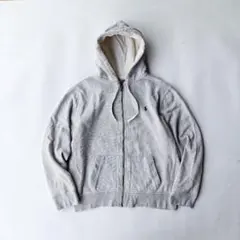 00s ラルフローレン スウェットパーカー グレー XLのサムネイル
