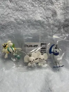 ポケモン ぺたんこマスコット white 3個セット