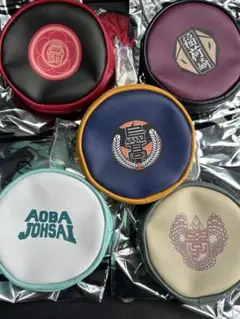 ハイキュー x スシロー サークルポーチ 5種類 コンプセット 新品 送料込み