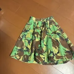 RNA カモフラ　サーキュラー　スカート　迷彩柄