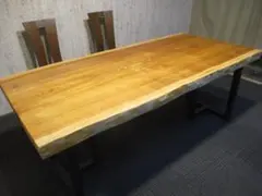 ＃1663■　秋田杉　杉　テーブル　ローテーブル　ダイニング　座卓　一枚板　天板のサムネイル