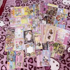 平成レトロ 平成女児 お札メモ ミニメモ ハガキサイズ ファンシー 停止