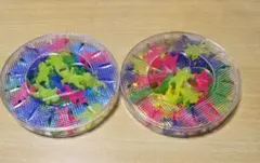 昭和レトロ　人間ブロック 2個セット