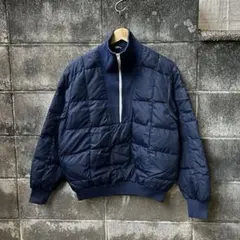 eddie bauer 80s ハーフジップ　プルオーバー　ダウン