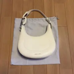 MARGESHER WOODクリーム ハンドバッグ - メルカリ
