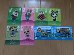 【8枚】amiiboカード どうぶつの森 やよい・タクミ・ミミィ・レイラ他