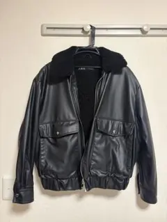 ZARA フェイクレザー アウターのサムネイル