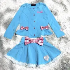 アースマジック⭐︎カットソー&ミニスカート 110 上下セットアップ 平成レトロ