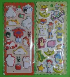 ベイマックス　トイ・ストーリー　もちもちマシュマロシール　正規品　新品ディズニー