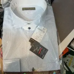 SHIRT HOUSE ドット柄 長袖シャツ M-82