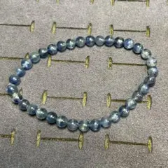 美品　卒業物　ヘマタイトインカイヤナイトブレスレットのサムネイル