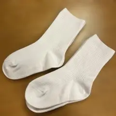受験 キッズ靴下 ホワイト白 コットン 13,14,15,16cm