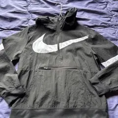 Nike フード付きジャケット Gサイズ 黒/白のサムネイル