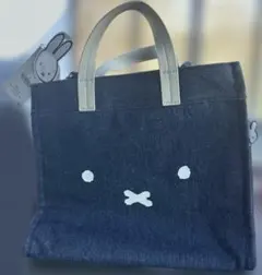 ミッフィー　miffy デニムミニトートバッグ　2way