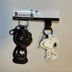 USJ限定 スヌーピー チャーリーブラウン ペアキーチェーン