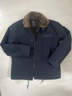 ALPHA INDUSTRIES N ー1 ジャケット L ネイビー