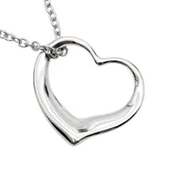 美品◎ 特大サイズ◎ ティファニー オープンハート XL ネックレス シルバー