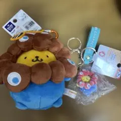 シナモロール ポムポムプリン ミャクミャク 日焼け ぬいぐるみ