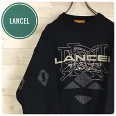 《激レア》ランセル 90s☆ スタンダード 刺繍 デザイン ニットのサムネイル