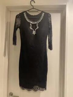 DAZZY ブラックレース キャバドレス　Sサイズ