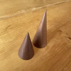 【天然木】リングスタンド 2点セット 木製 指輪立て アクセサリースタンド