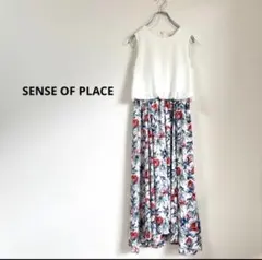 SENSE OF PLACE ノースリーブワンピース