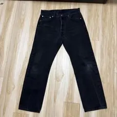 Levi’s ブラックデニム 33x30 カナダ製 サルファ 00s