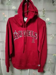 MLB Los Angeles Angels パーカー レッド Lサイズ - メルカリ