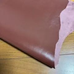 格安　牛革　本革　はぎれ大　レザークラフト　革はぎれ　革ハギレ　NO.62