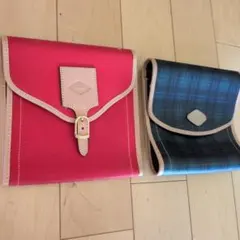 MARK&LONA マーク＆ロナ シューズケース スカル メッシュ ピンク