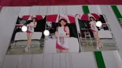 レースクイーン 写真 はがきサイズ 3枚 2003年 アイドル タレント