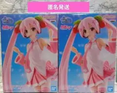 桜ミク BANPRESTO EVOLVE フィギュア 2体セット 未開封品