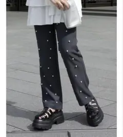 【JUMELLE】【新品、タグ付き】 pearl straight slacks