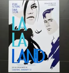 ❗超希少❗【映画館用両面印刷】ラ・ラ・ランド USオリジナルポスター Amazon.co.jp: 映画 ラ・ラ・ランド ポスター 42x30cm La La