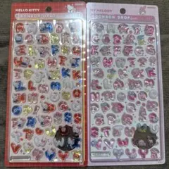 【正規品】ボンボンドロップシール サンリオ 文字 ハローキティ マイメロディー