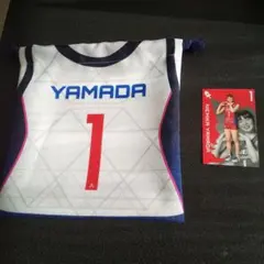 NECレッドロケッツ 山田二千華選手 1 番 巾着袋とカードセット