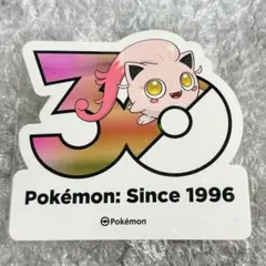 韓国限定 ポケモン 30周年記念 ステッカー 公式品 シール ミュウツー