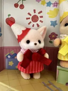 【匿名配送】シルバニア　にぎやか赤ちゃん　いろえんぴつ　フェネックの赤ちゃん
