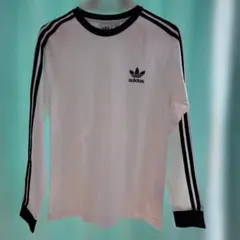 最終値下げ！アディダスオリジナルス　トレフォイル　ロゴ　ライン　長袖　ロンT