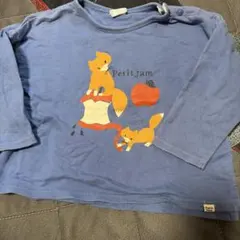 Petit Jam キツネプリント Tシャツ 90