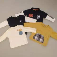 ベビー服 長袖 トレーナー Tシャツ 70〜80cm
