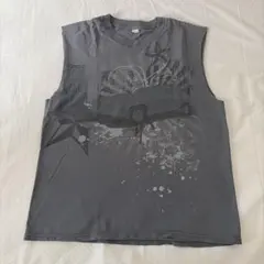 US古着 Graphic Tank Top レトロ車　カットオフ　タンクトップのサムネイル
