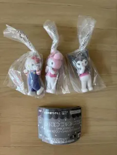 サンリオキャラクターズ　ミニチュアチャーム　 ライブキャラクター 3個セット